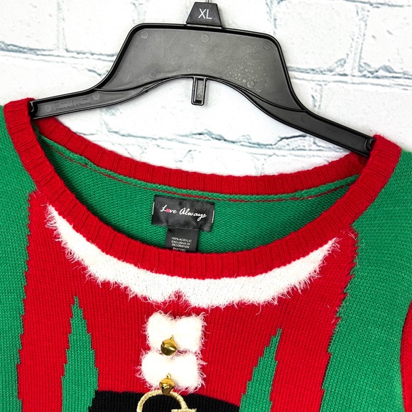 🎄Like New |•LOVE ALWAYS•| Darling Christmas Dress in a Christmas Dress - Picture 3 of 8